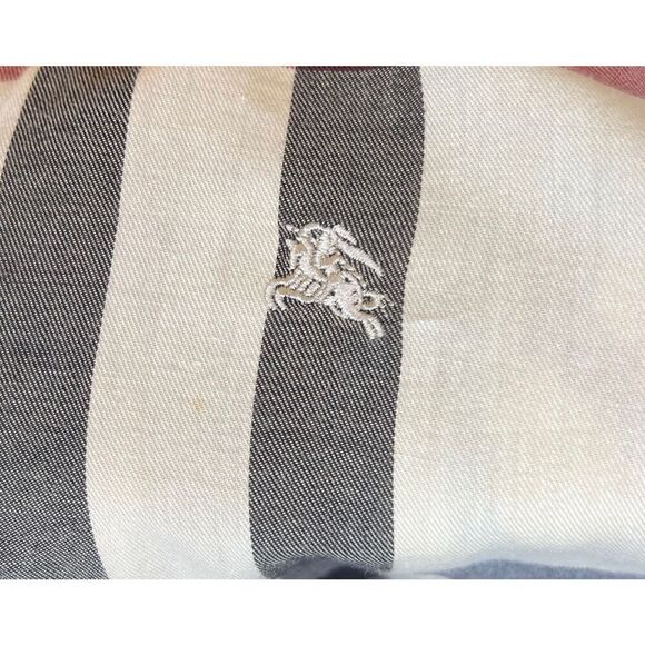 Burberry Nova Plaid Cream/Black & Red Cotton Button Down shirt XS - Picture 5 of 5